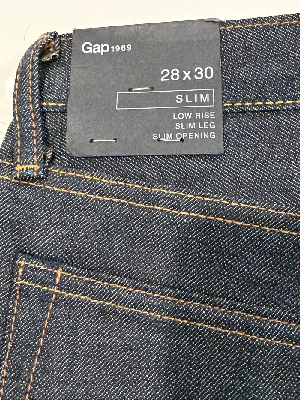 NEW NWT GAP Vintage Kaihara Japanese Selvedge Denim 28 x 30 Slim RARE